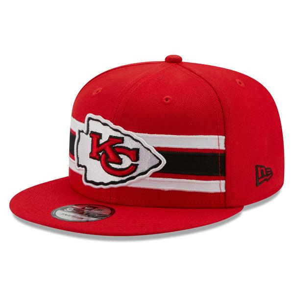 New Era Kansas City Chiefs Throwback Red White Black 9Fifty 950 Patch Snapback
