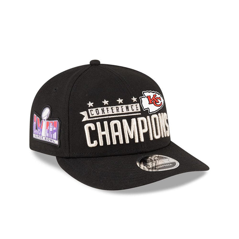 New Era Kansas City Chiefs '23 Black White Red Blue 9Fifty 950 Patch Snapback