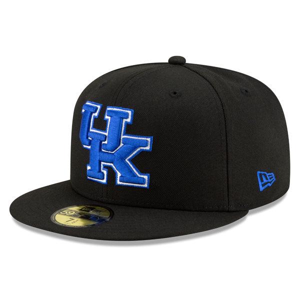 New Era Kentucky Wildcats NCAA Royal Blue Black White 59Fifty 5950 Patch Fitted