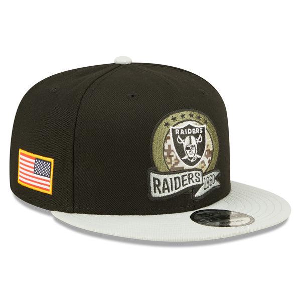 New Era Las Vegas Raiders '22 Army Green Camo Gray 9Fifty 950 Patch Snapback Hat