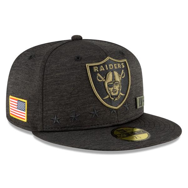 New Era Las Vegas Raiders Heather Black Green Yellow 59Fifty 5950 Patch Fitted