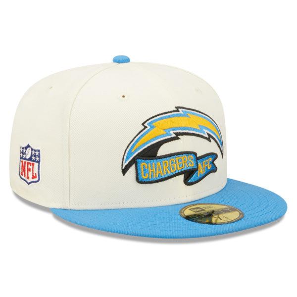 New Era LA Chargers '22 Chrome Yellow Black Blue 59Fifty 5950 Patch Fitted