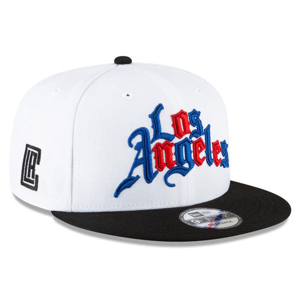 New Era LA Clippers '21 White Black Red Blue 9Fifty 950 Patch Snapback Cap Hat