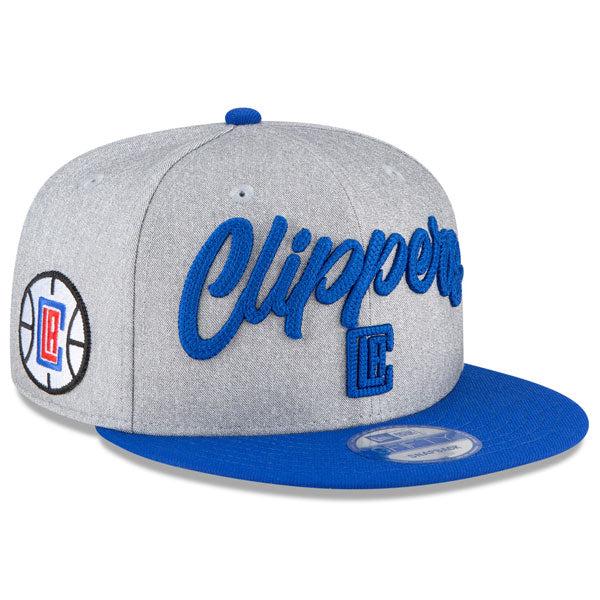 New Era LA Clippers'20 NBA Heather Gray Blue Red White 9Fifty 950 Patch Snapback