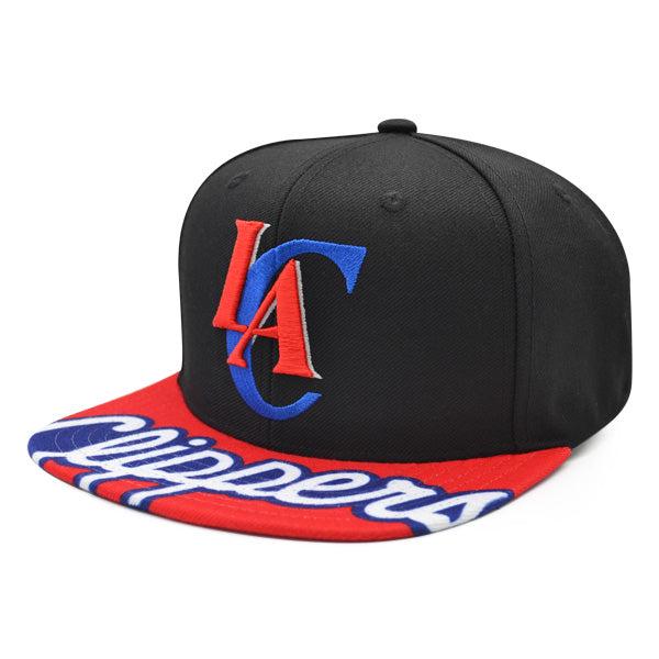 Mitchell And Ness LA Clippers SWINGMAN POP Black Red White Blue Patch Snapback