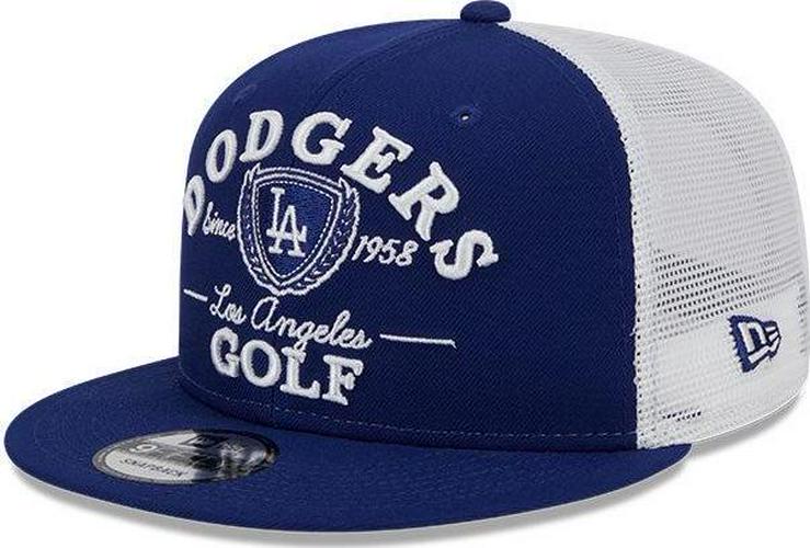 New Era LA Dodgers MLB White Royal Blue Gray 9Fifty 950 Patch Snapback Cap Hat