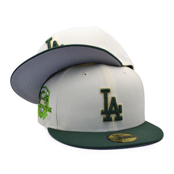 New Era LA Dodgers 50th ANNI Chrome Gold Green Pine 59Fifty 5950 Patch Fitted