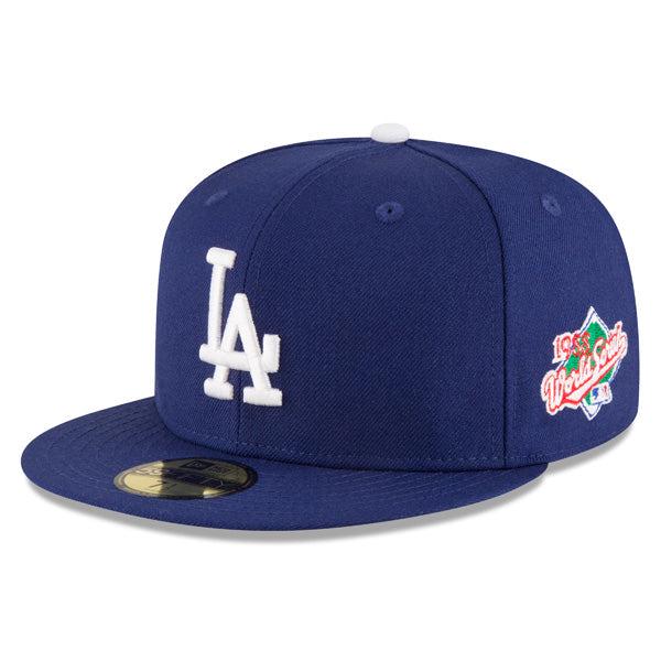 New Era LA Dodgers '88 WS Royal Blue White Red Green 59Fifty 5950 Patch Fitted