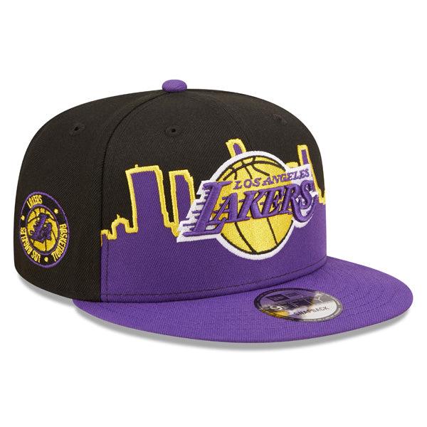 New Era LA Lakers NBA '22 Tip Off Yellow Black White 9Fifty 950 Patch Snapback
