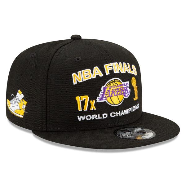 New Era LA Lakers NBA FINALS ICY Yellow White Purple 9Fifty 950 Patch Snapback