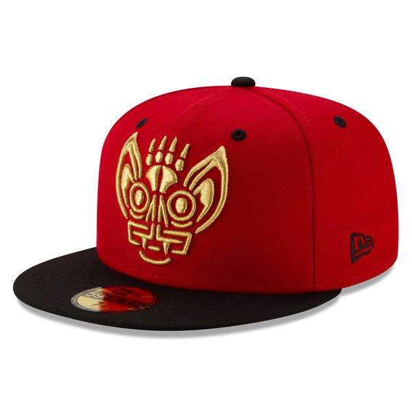 New Era Louisville Bat Murcilagos Copa Diversion Gold Black 59Fifty 5950 Fitted