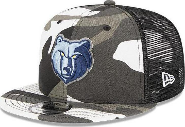 New Era Memphis Grizzlies Camo Blue White USA ARMY 9Fifty 950 Patch Snapback Cap