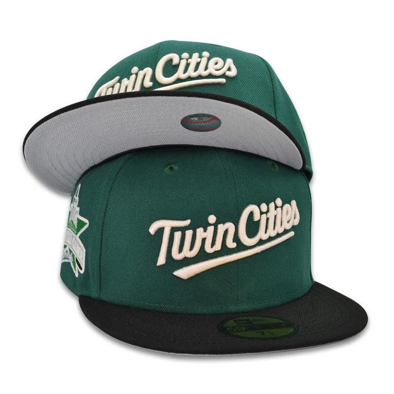 New Era Minnesota Twins '85 ASG Emerald Green Black Gray 59Fifty 5950 Fitted Hat