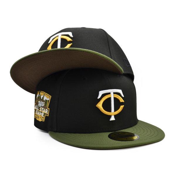 New Era Minnesota Twins '14 ASG Black Olive Green Brown 59Fifty 5950 Fitted Hat