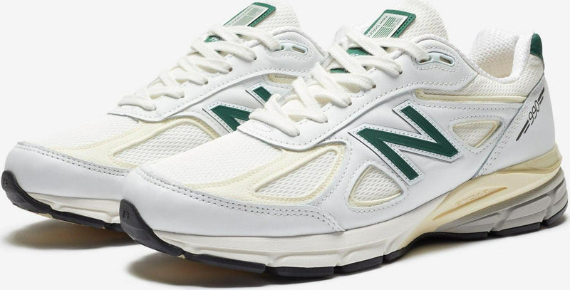 NEW BALANCE 990V4 White Green Grey Red Beige U990TC4 Sneaker Shoe Trainer