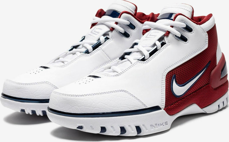 NIKE AIR ZOOM GENERATION White Navy Blue Red Black DM7535-101 Sneaker Shoe