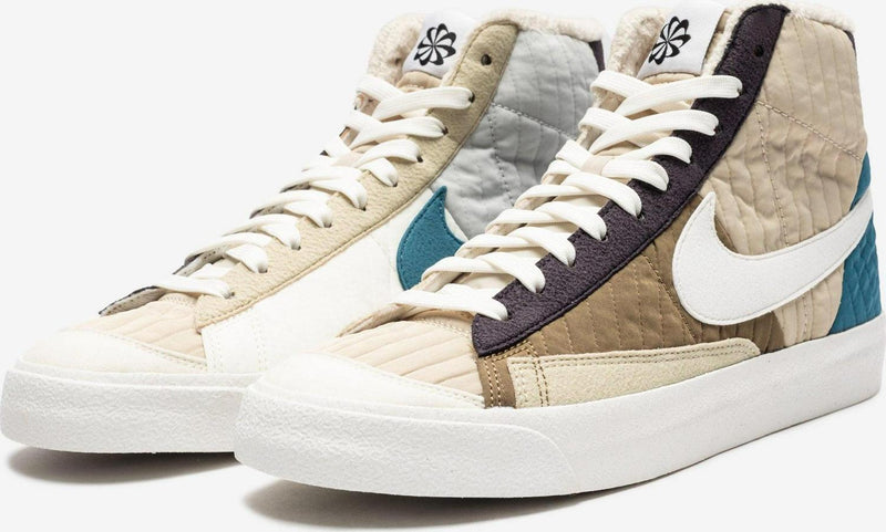 NIKE BLAZER MID '77 PREMIUM Rattan White Blue Brown Beige DD8024-200 Sneaker