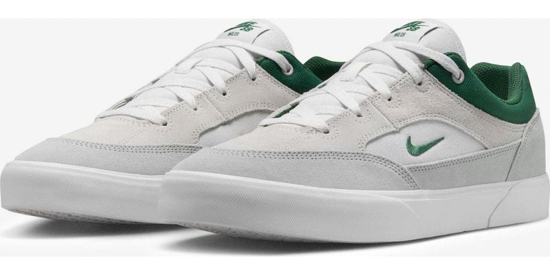 NIKE SB MALOR White Green Wolf Grey FV6064-002 Shoe Sneaker Trainer