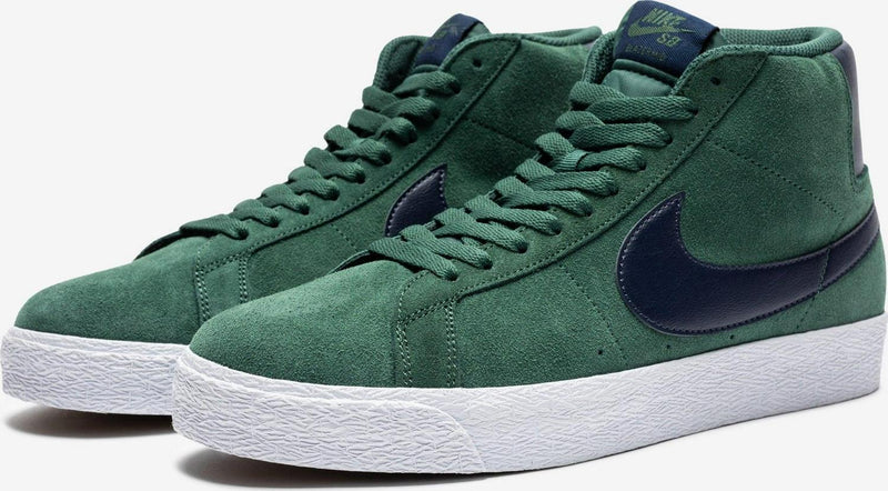 NIKE SB ZOOM BLAZER MID Noble Green Blue White 864349-302 Shoe Sneaker Trainer