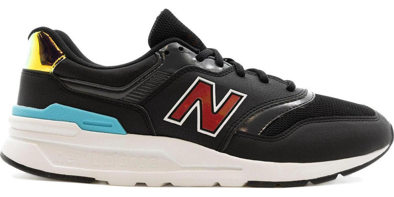 New Balance Black Wave Blue Iridescent Blue Gold CM997HUM Sneaker Shoe Trainer