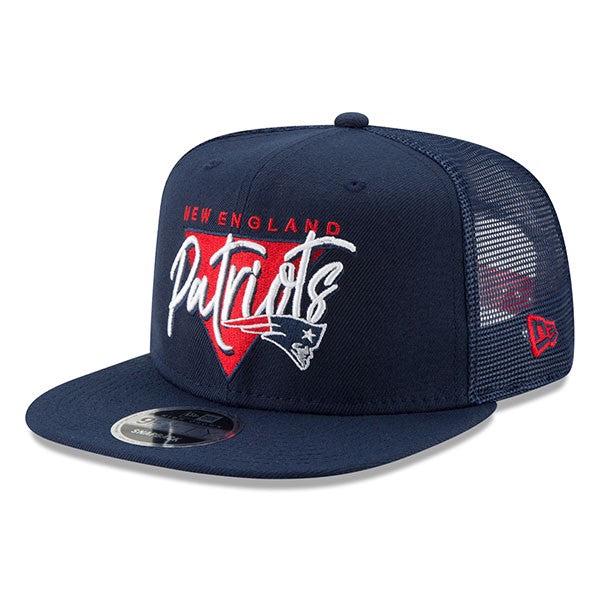 New Era New England Patriots Dark Blue White 9Fifty 950 Patch Snapback Cap Hat