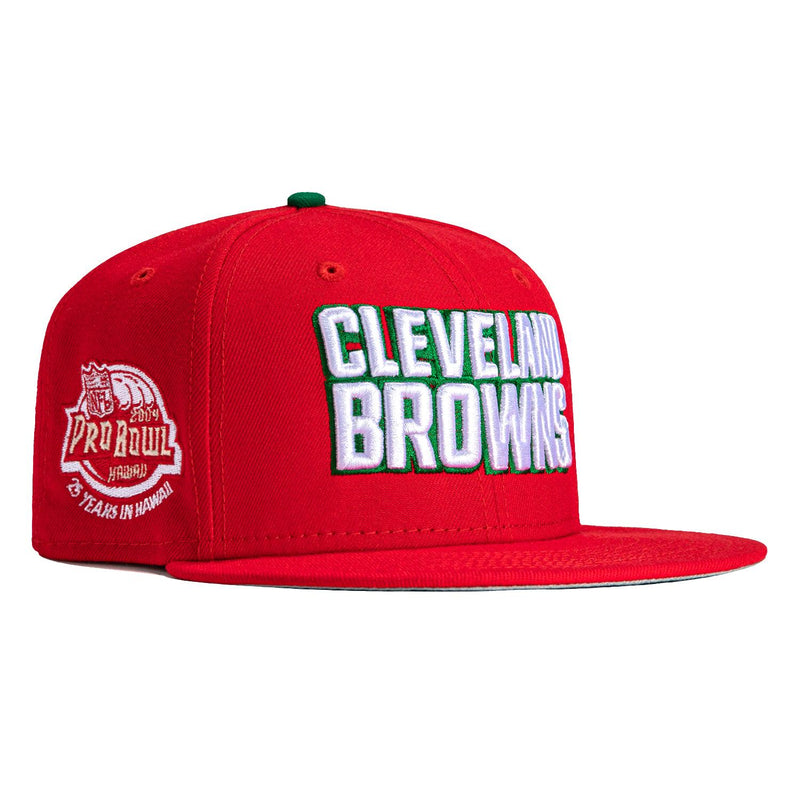 New Era Cleveland Browns '04 PB Ice Cream Red 59Fifty 5950 Patch Fitted Hat