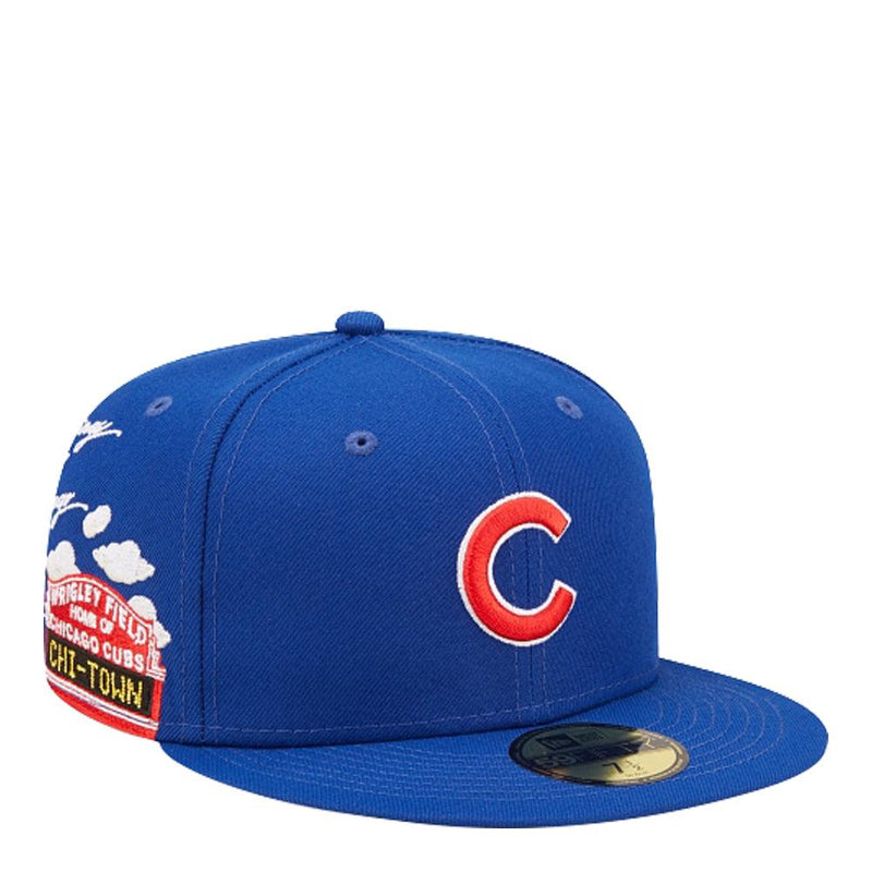 New Era Chicago Cubs Blue Red White Black Gray 59Fifty 5950 Patch Fitted Cap Hat