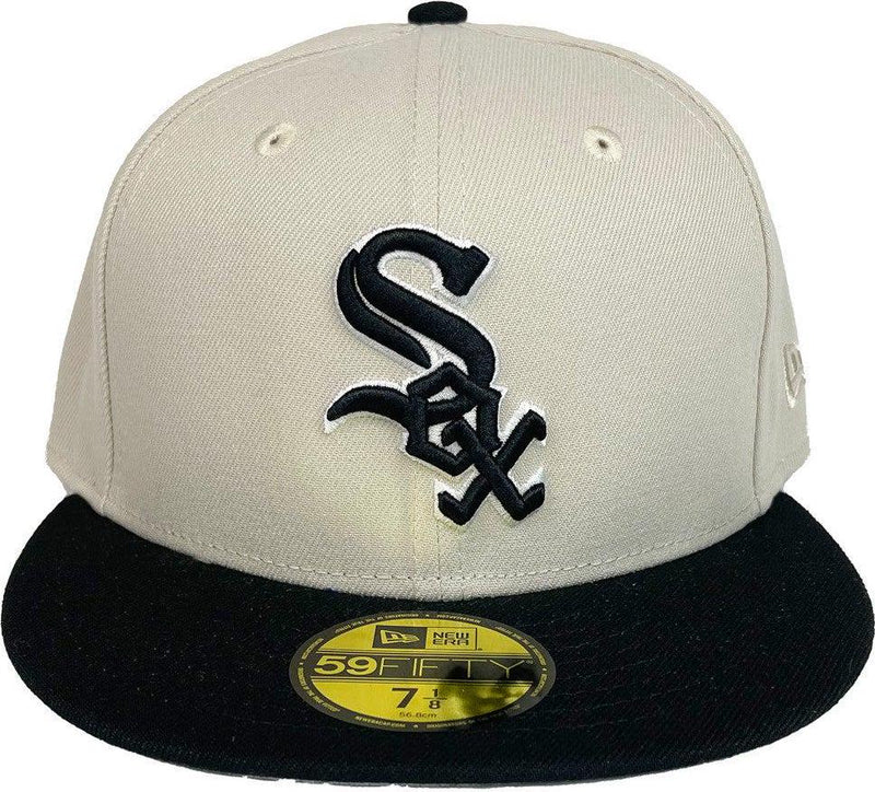 New Era Chicago White Sox World Class Black Red 59Fifty 5950 Patch Fitted Cap
