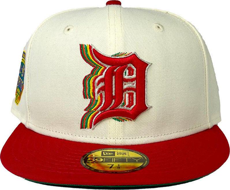 New Era Detroit Tigers Scribble Candy Red Green Blue 59Fifty 5950 Patch Fitted