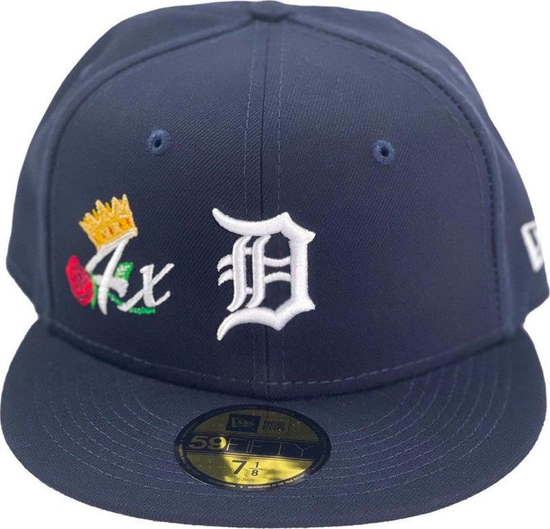 New Era Detroit Tigers Crown Champs White Yellow Red 59Fifty 5950 Patch Fitted