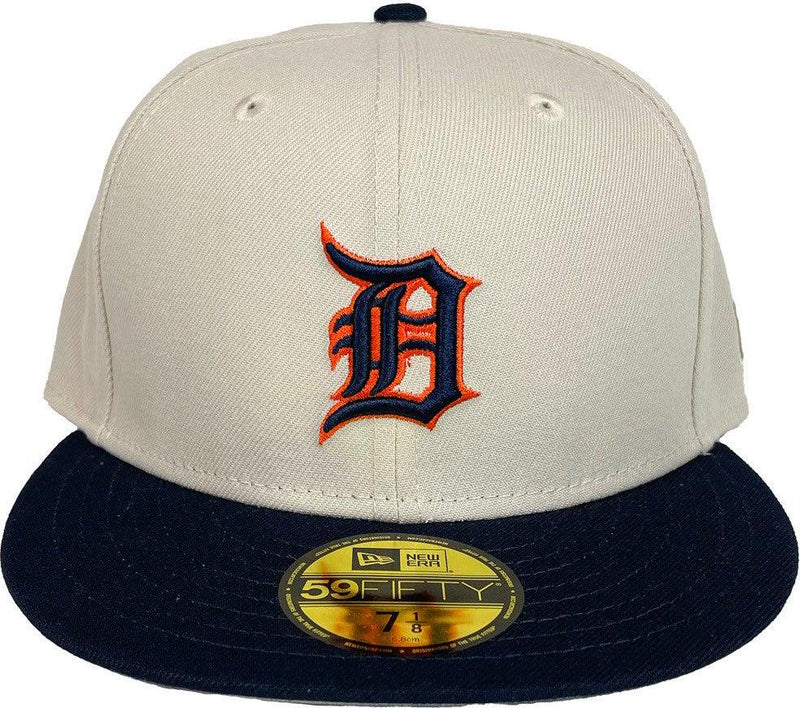 New Era Detroit Tigers WC Grey Orange Black 59Fifty 5950 Patch Fitted Cap Hat