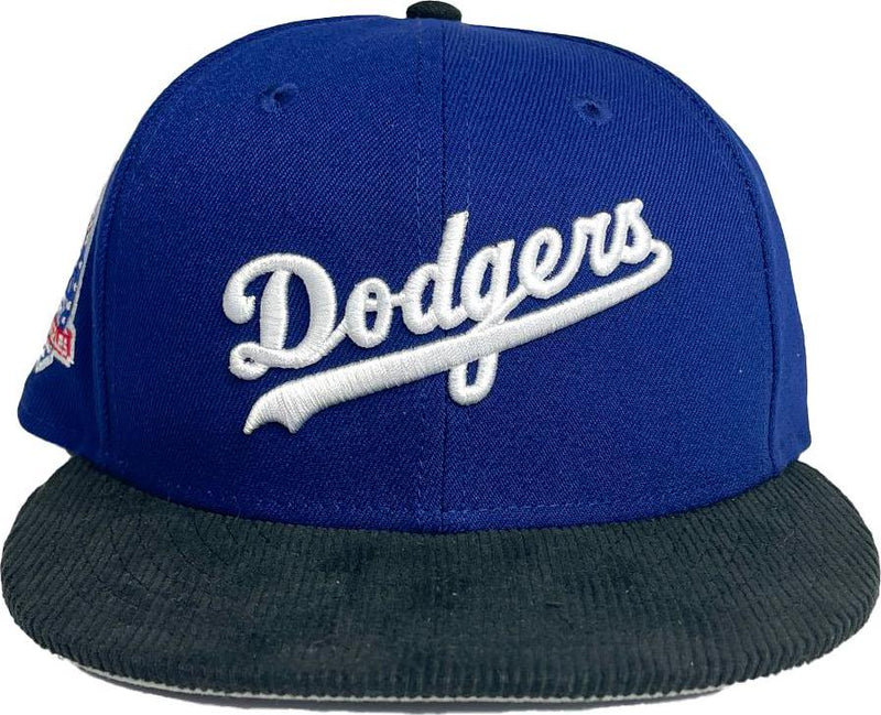 New Era LA Dodgers Corduroy Royal Blue White Red Grey 59Fifty 5950 Patch Fitted