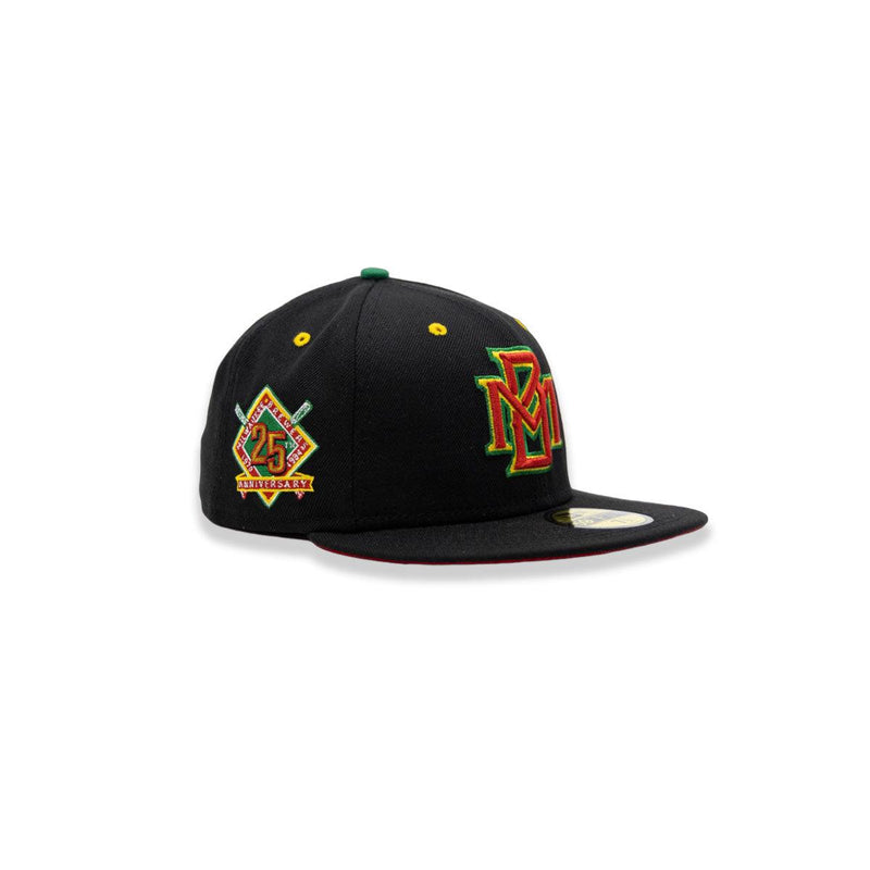New Era Milwaukee Brewers 25th Anni Black Red Yellow 59Fifty 5950 Patch Fitted