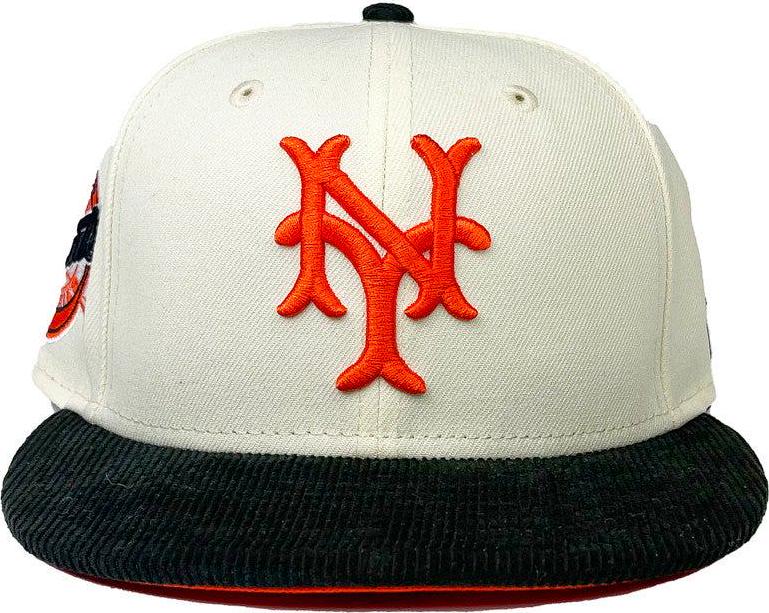 New Era NY Giants '54 Corduroy White Orange Black Grey 59Fifty 5950 Patch Fitted