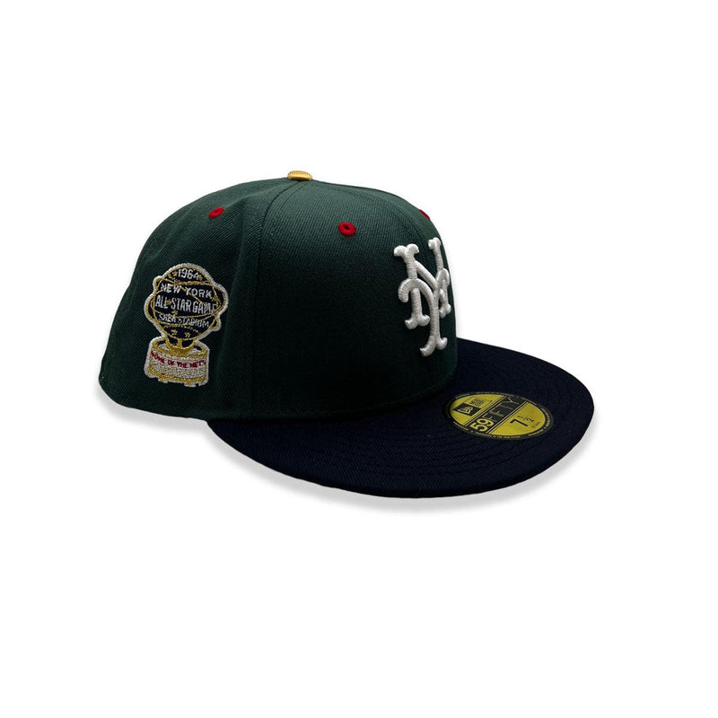 New Era NY Mets '64 ASG Green White Red Black 59Fifty 5950 Patch Fitted Cap Hat