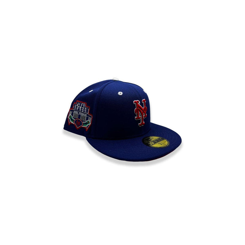 New Era NY Mets FInal Season 1964-2008 Blue Red White 59Fifty 5950 Patch Fitted