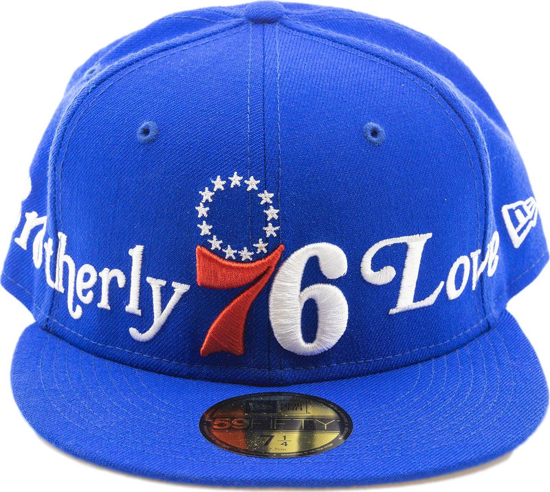 New Era Philadelphia 76ers Brotherly Love Blue White Red 59Fifty 5950 Fitted