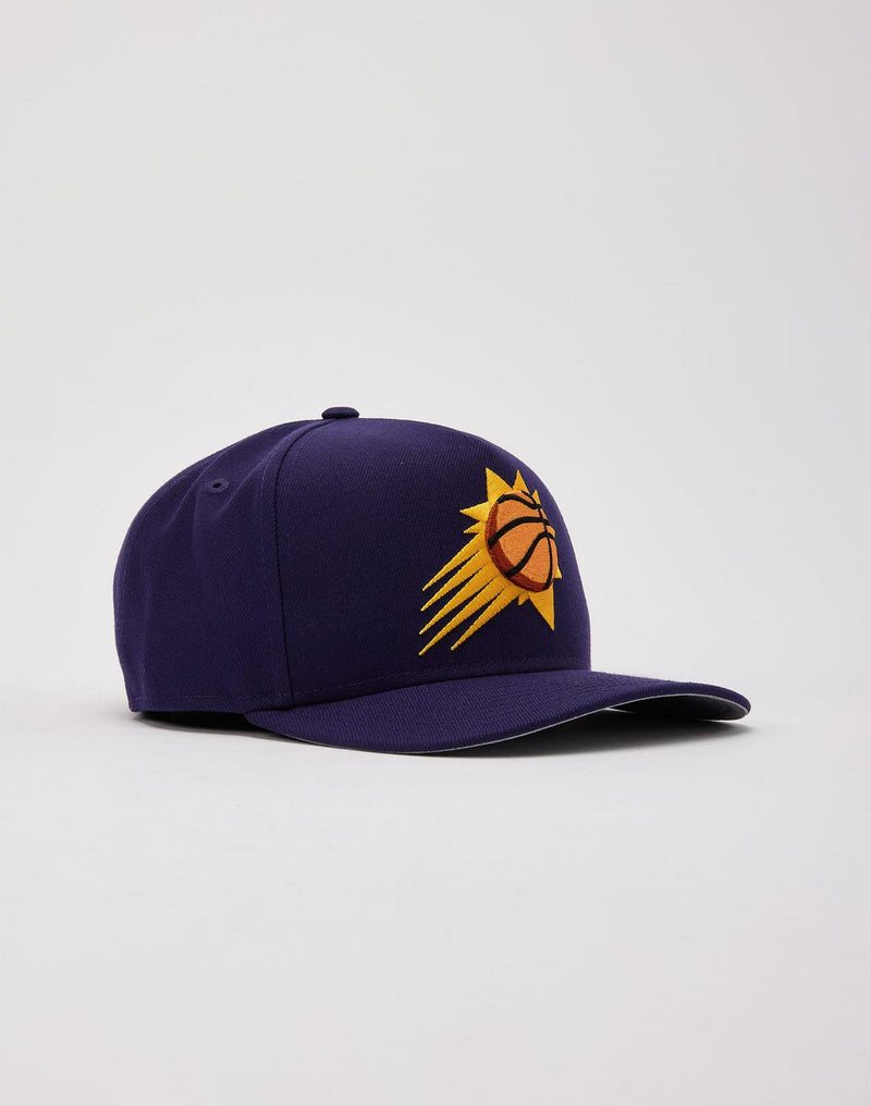 New Era Phoenix Suns Purple Yellow Gold 9Fifty 950 Patch Snapback Cap Hat