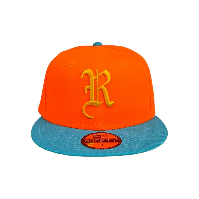 New Era Beer City USA Orange Blue Gray 59Fifty 5950 Patch Fitted Cap Hat