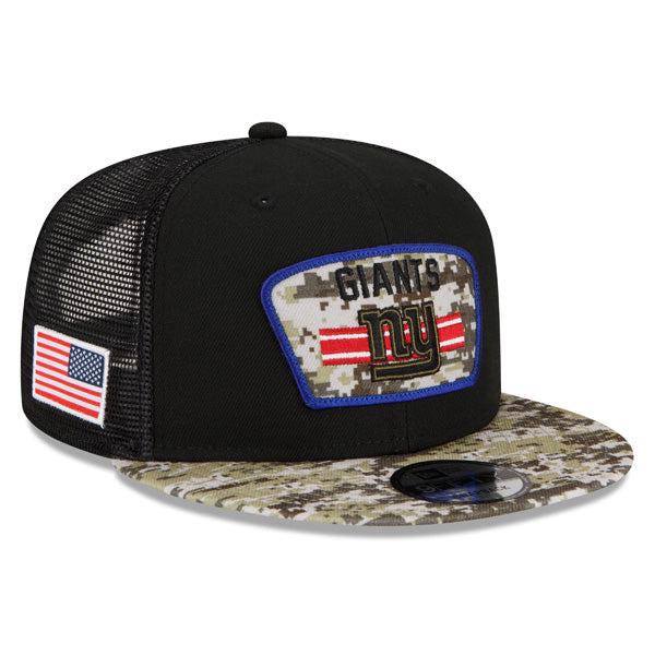 New Era NY Giants '21 Camo Black Red USA FLAG ARMY 9Fifty 950 Patch Snapback