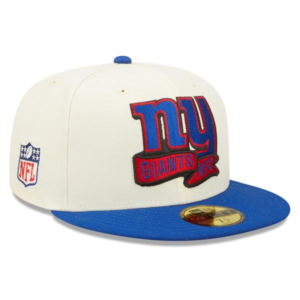 New Era NY Giants '22 NFL Chrome Royal Blue Red Black 59Fifty 5950 Patch Fitted