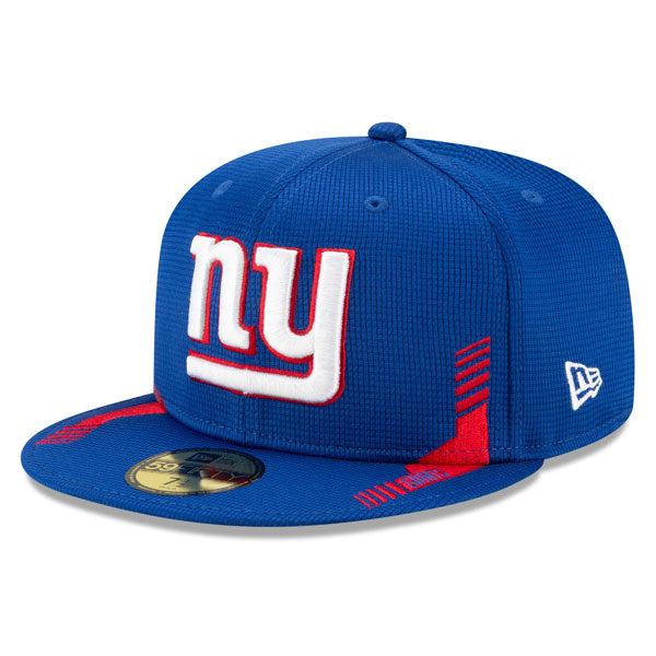 New Era NY Giants '21 NFL Royal Blue Red White 59Fifty 5950 Patch Fitted Cap Hat