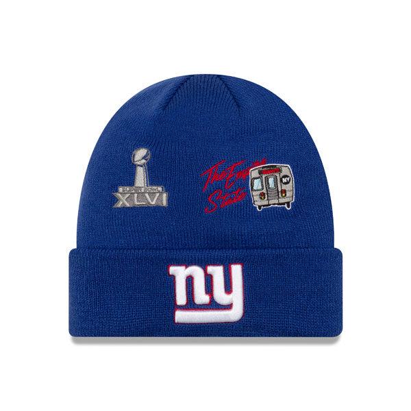 New Era NY Giants NFL Blue Red White Grey Green Cuffed Knit Hat