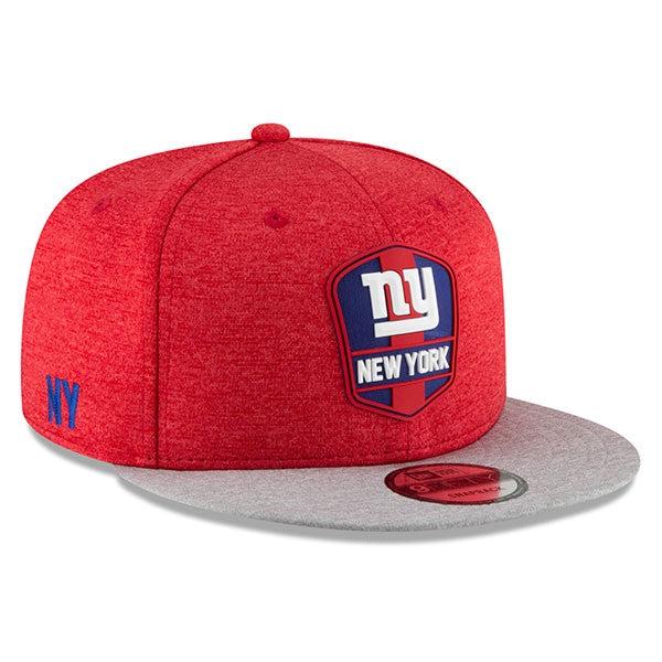 New Era NY Giants '18 NFL Red Gray Blue 9Fifty 950 Patch Snapback Cap Hat