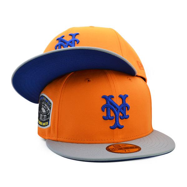 New Era NY Mets '69 WS Orange Pop Gray Blue 59Fifty 5950 Patch Fitted Cap Hat
