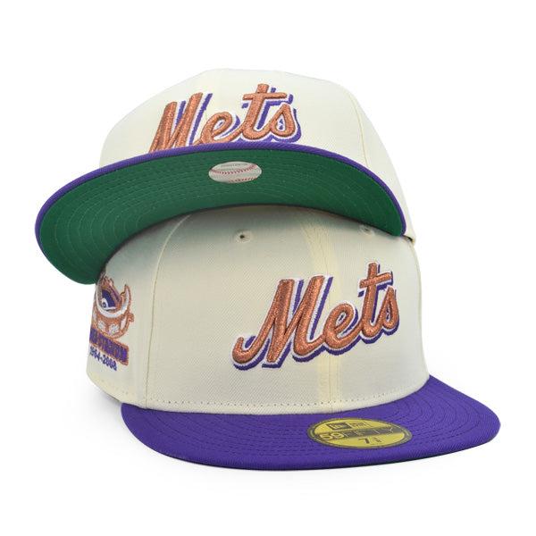 New Era NY Mets Chrome Red Purple Green 59Fifty 5950 Patch Fitted Cap Hat