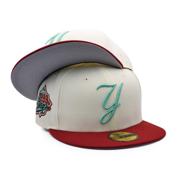 New Era NY Yankees '99 WS White Green Red Blue Gray 59Fifty 5950 Patch Fitted