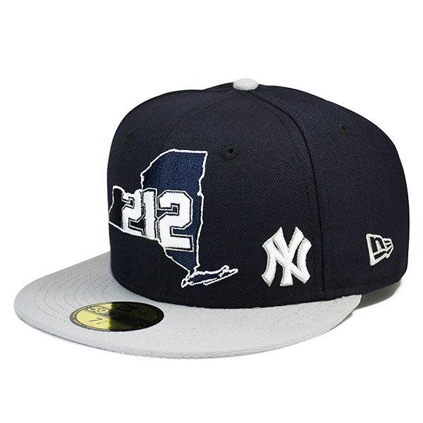New Era NY Yankees Navy Blue White Gray Black 59Fifty 5950 Patch Fitted Cap Hat