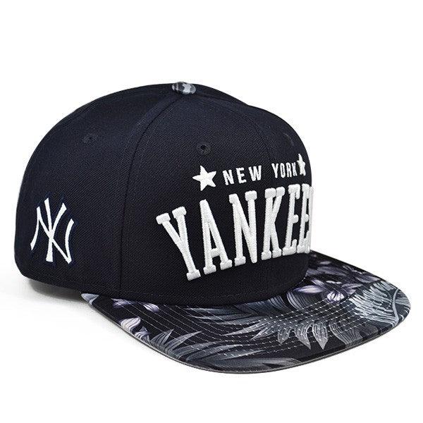 New Era NY Yankees Dark Blue Gray White 9Fifty 950 Patch Snapback Cap Hat