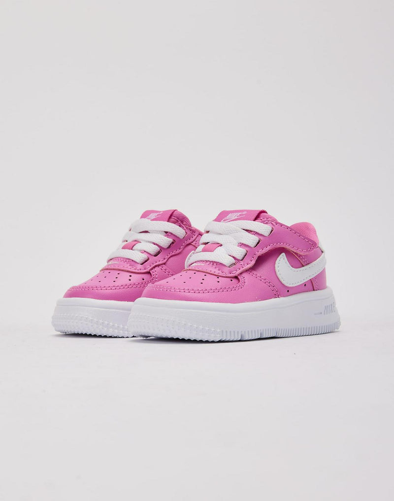 Kids Nike Force 1 Low EasyOn TD Pink White FN0236-600 Shoe Sneaker Trainer